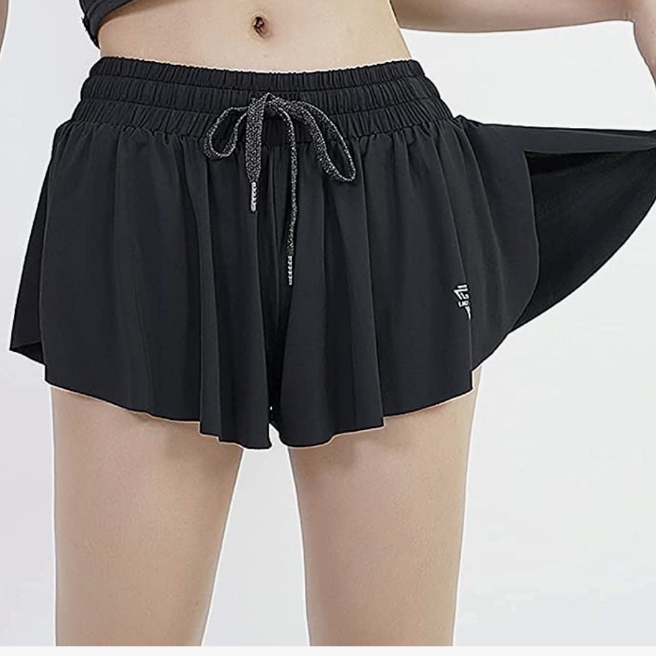Black Tik Tok Shorts